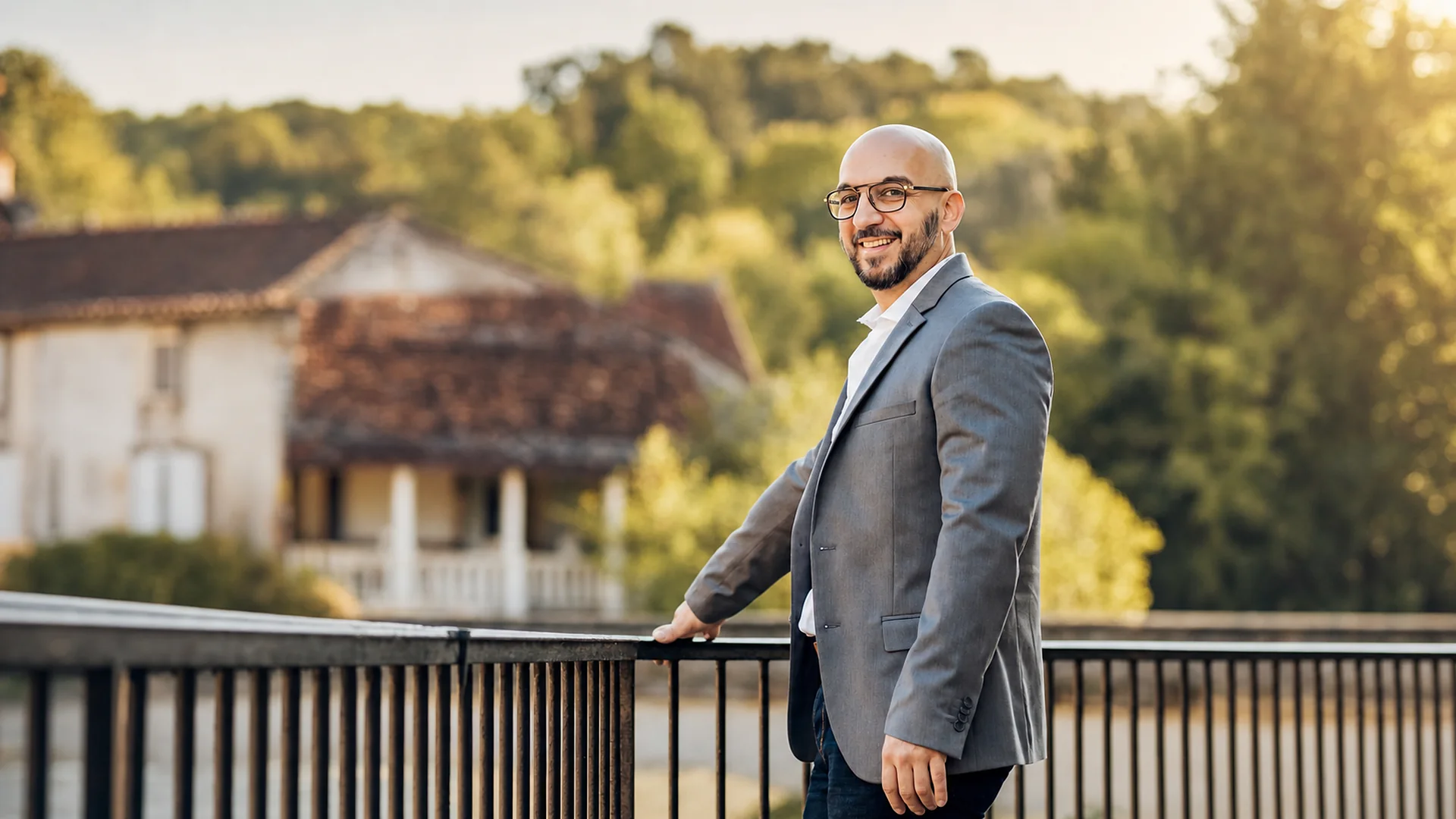 Johann Brunet, fondateur de Quintessya, dans un environnement lumineux